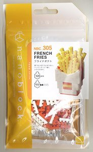 Nanoblock food series NBC-305 French Fries (Block Toy)