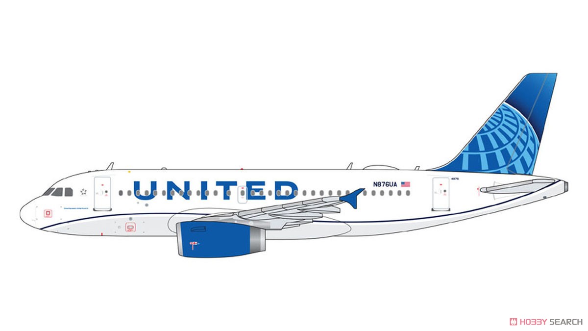 United Airlines A319 N876UA (Pre-built Aircraft) Other picture1