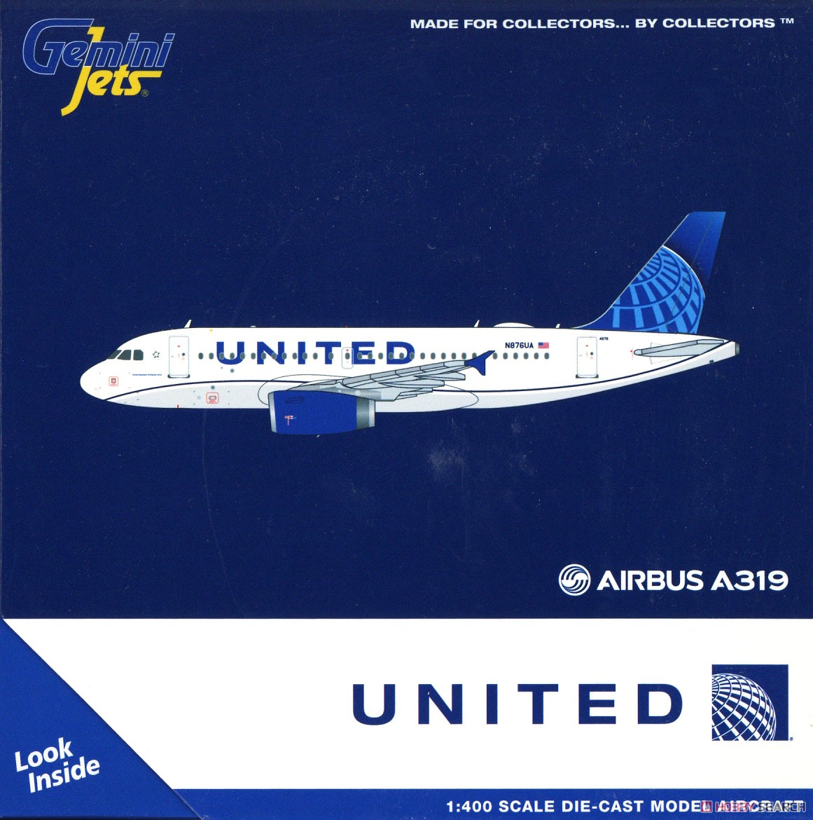 United Airlines A319 N876UA (Pre-built Aircraft) Package1