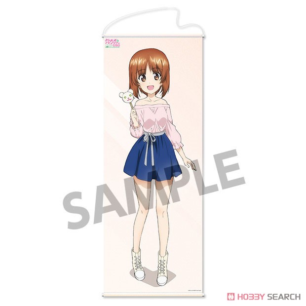 Girls und Panzer das Finale Garupan Menkodo Hajimemasu! Life-size Tapestry Miho Nishizumi (Anime Toy) Item picture1