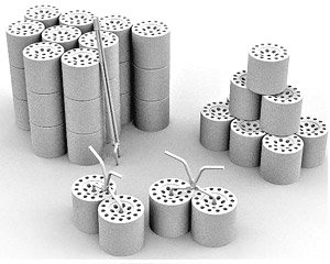 Briquettes Set (Plastic model)