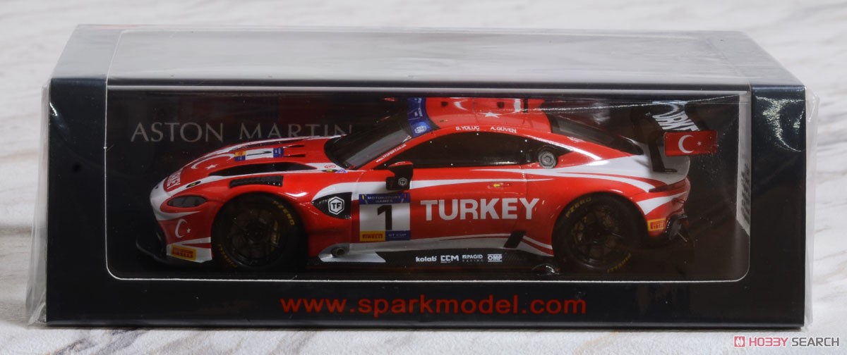 Team Turkey - Aston Martin Vantage GT3 No.1 FIA Motorsport Games GT Cup Vallelunga 2019 (ミニカー) パッケージ1