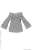 Off Shoulder Knit One-piece Dress (Gray) (Fashion Doll) Item picture1