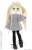Off Shoulder Knit One-piece Dress (Gray) (Fashion Doll) Other picture1