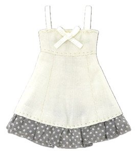 Petit Dot * Camisole One-piece Dress (Milk Beige) (Fashion Doll)