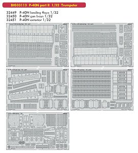 P-40N 「パート2」 ビッグEDパーツセット (トランぺッター 用) (プラモデル)