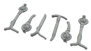 B-17G Superchargers (for HK Model) (Plastic model)