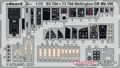 ウェリントン GR Mk.VIII エッチングパーツ (エアフィックス用) (プラモデル) その他の画像1