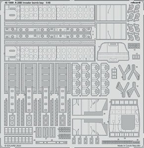 A-26B インベーダー 爆弾槽エッチングパーツ (ICM用) (プラモデル)