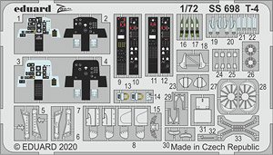 Zoom Etched Parts for T-4 (for Hobby Boss) (Plastic model)