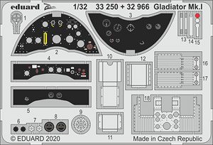 グロスター グラディエーター Mk.I ズームエッチング パーツ (ICM用) (プラモデル)