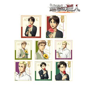 進撃の巨人 トレーディング 描き下ろしイラスト ミニ色紙 (8個セット) (キャラクターグッズ)