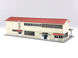 1/150 Scale Paper Model Kit Station Series 26 : Regional Station Building/Shichinohe Station (Unassembled Kit) (Model Train)