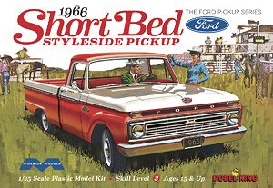 1966年型 フォード F-100 ショートベッド スタイルサイド ピックアップ (プラモデル)