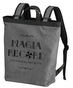 TV Anime[Magia Record:Puella Magi Madoka Magica Side Story] Magia Record 2way Backpack Heather Charcoal (Anime Toy)