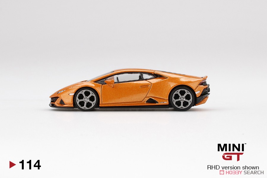 Lamborghini Huracan EVO Borealis Orange (RHD) (Diecast Car) Item picture2