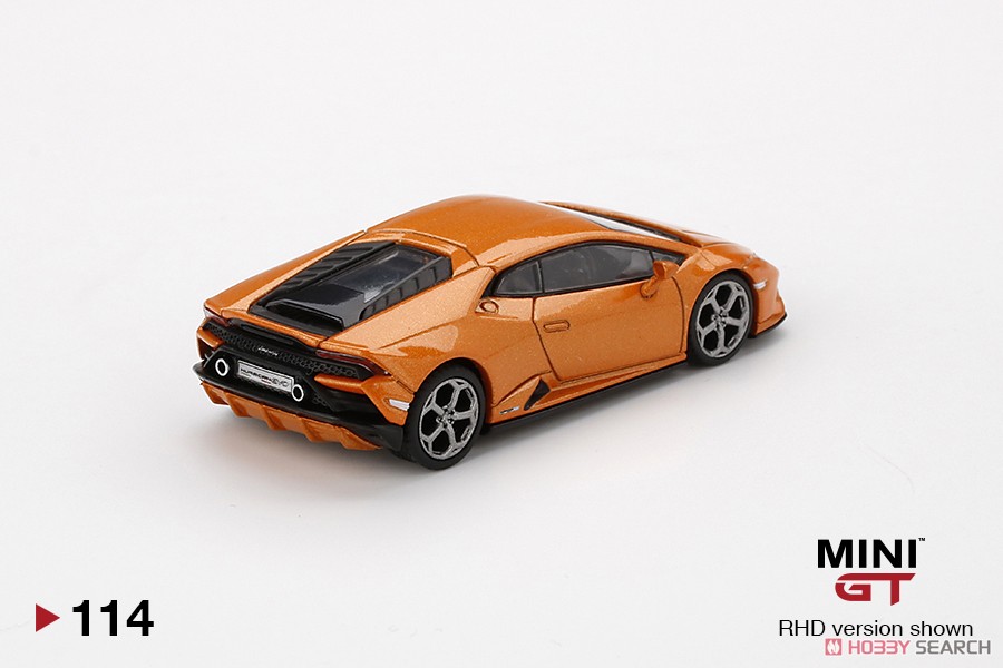 Lamborghini Huracan EVO Borealis Orange (RHD) (Diecast Car) Item picture3