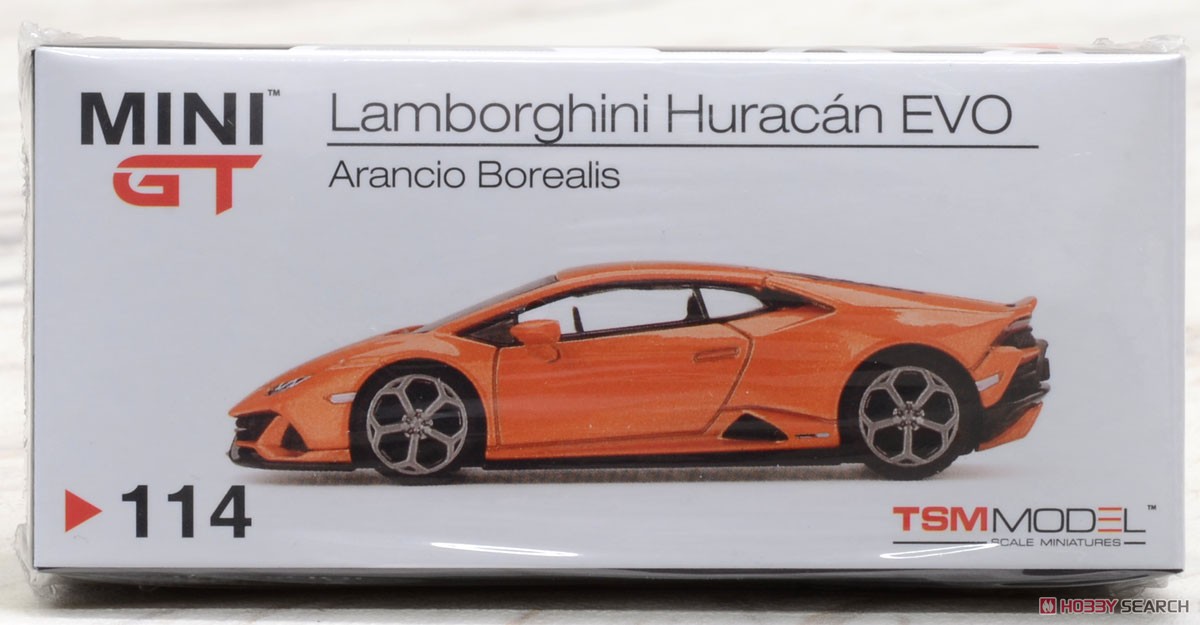Lamborghini Huracan EVO Borealis Orange (RHD) (Diecast Car) Package1