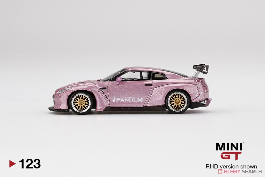 Pandem Nissan GT-R R35 GT Wing Passion Pink (RHD) (Diecast Car) Item picture2