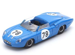 Alpine M63 Barquette No.78 Trophee d`Auvergne 1963 Jose Rosinski (ミニカー)