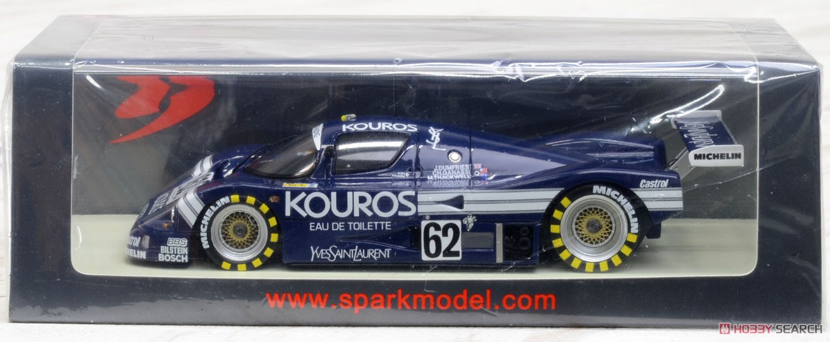 Sauber C9 No.62 24H Le Mans 1987 J.Dumfries C.Ganassi M.Thackwell (Diecast Car) Package1