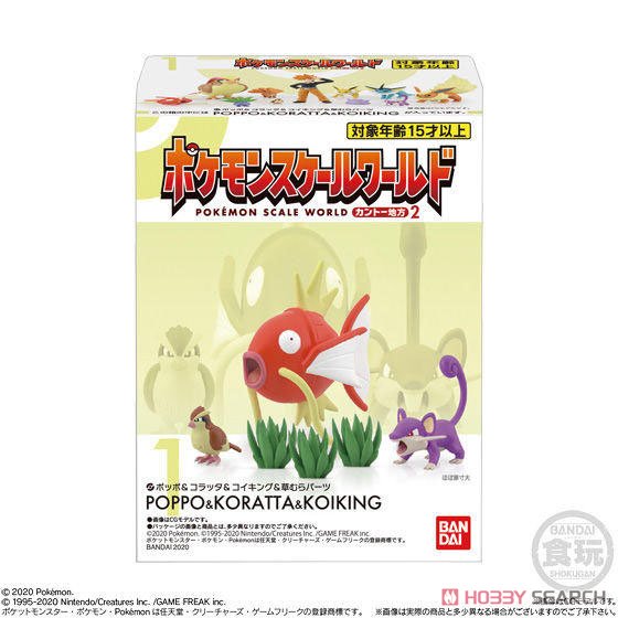 Pokemon Scale World Kanto 2 (Set of 10) (Shokugan) Package1