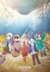 Yurucamp Wars No.1000T-146 Lake and Sakasa Fuji (Jigsaw Puzzles)