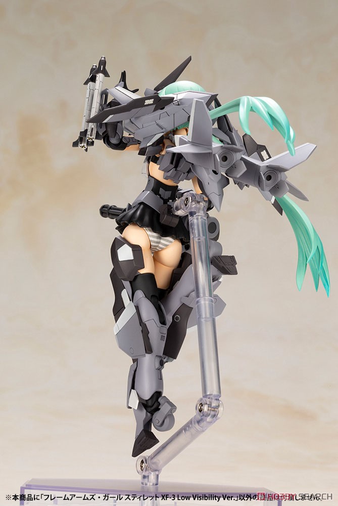 フレームアームズ・ガール スティレット XF-3 Low Visibility Ver. (プラモデル) 商品画像5