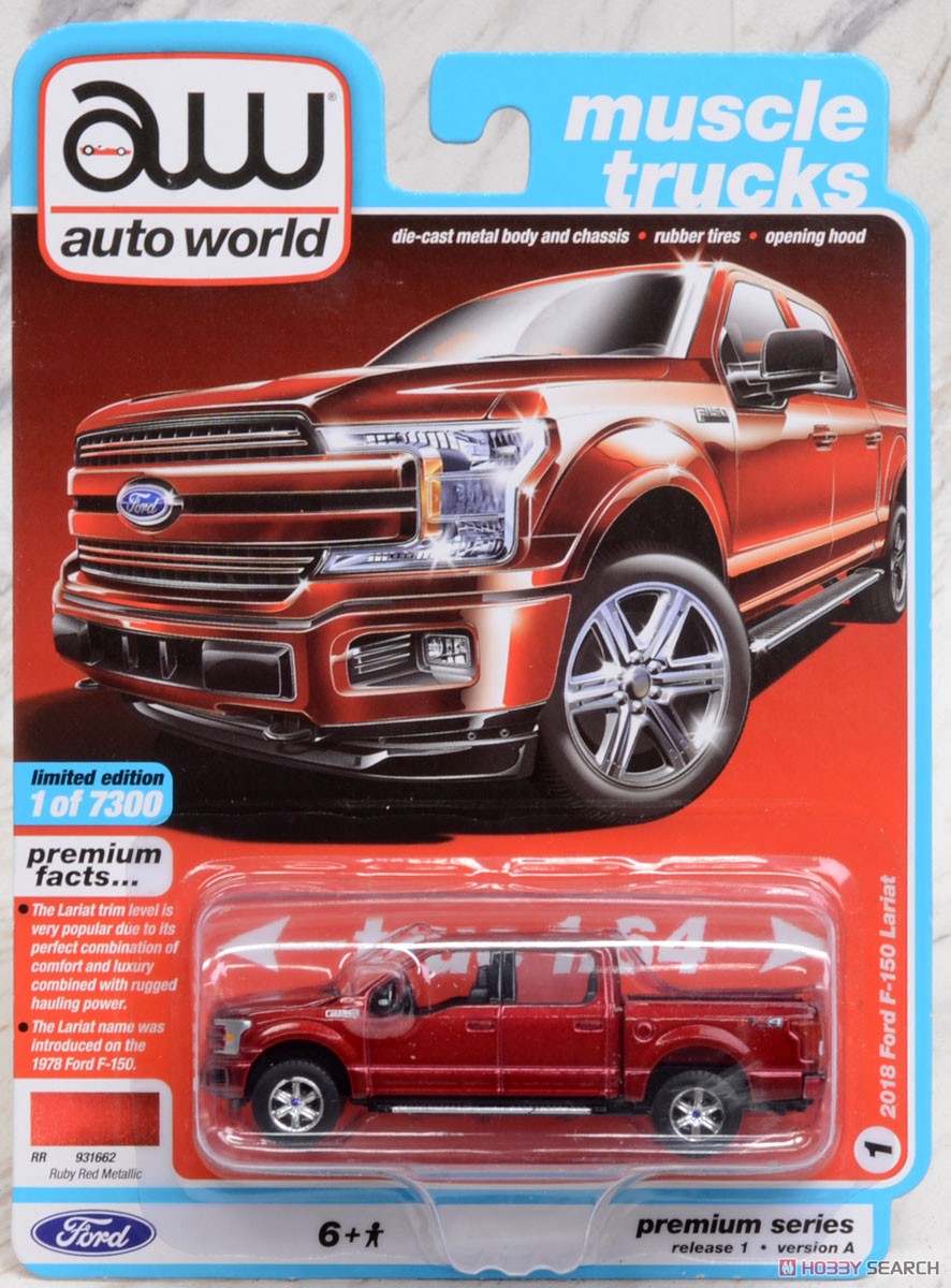 2018 Ford F-150 (Red) (Diecast Car) Package2