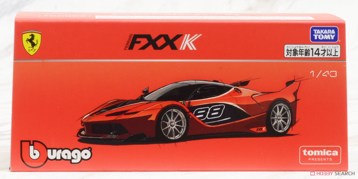 FXX K (赤) (ミニカー) パッケージ1