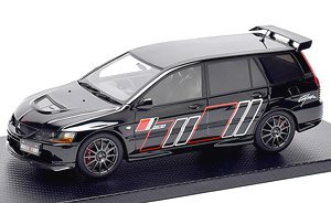 Lancer Evolution IX Wagon Black with Ralliart (Diecast Car)