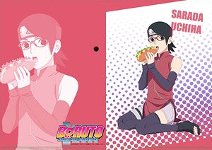 Boruto [Especially Illustrated] A4 Clear File Sarada (Anime Toy)