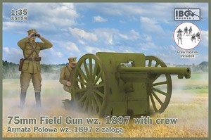 ポ・75mmシュナイダーM1897野砲+ポーランド砲兵5体 (プラモデル)