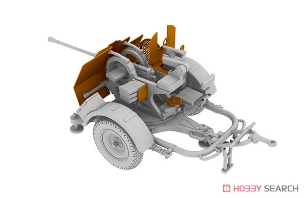 独・2cm Flak38 対空機関砲トレーラー付き・2個セット (プラモデル) その他の画像6