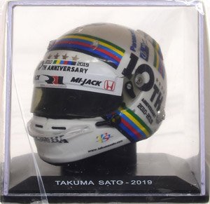 1/5 2019 Takuma Sato 10th Anniversary Special Helmet (Round 14th Pocono) (Helmet)
