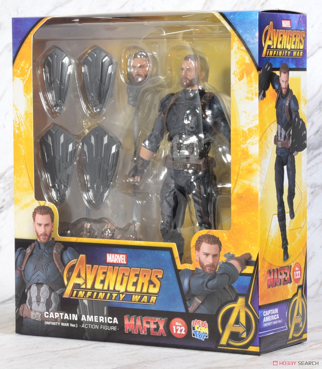 MAFEX No.122 CAPTAIN AMERICA (INFINITY WAR Ver.) (完成品) パッケージ1