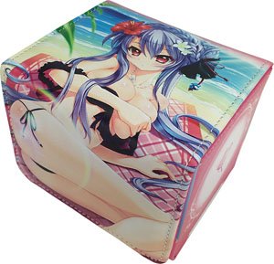 Synthetic Leather Deck Case Summer Pockets [Ao Sorakado] (Card Supplies)