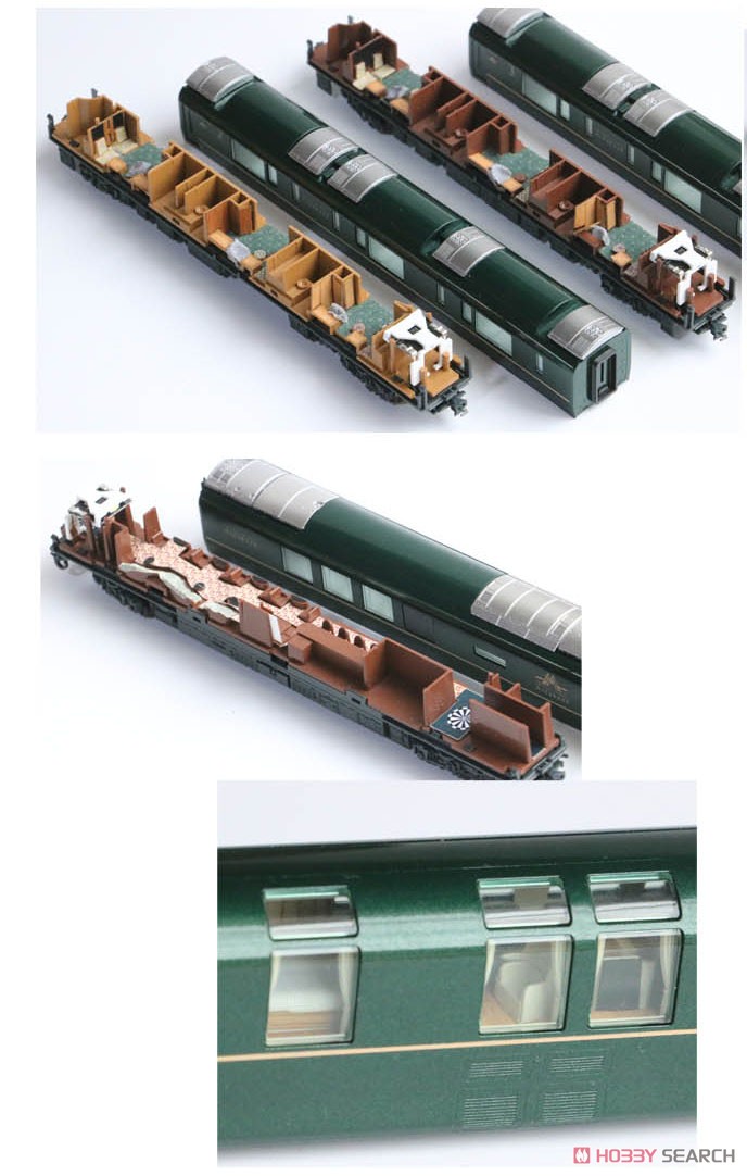 Interior Parts Complete Set for Kato Product `Twilight Express Mizukaze` (Model Train) Other picture2