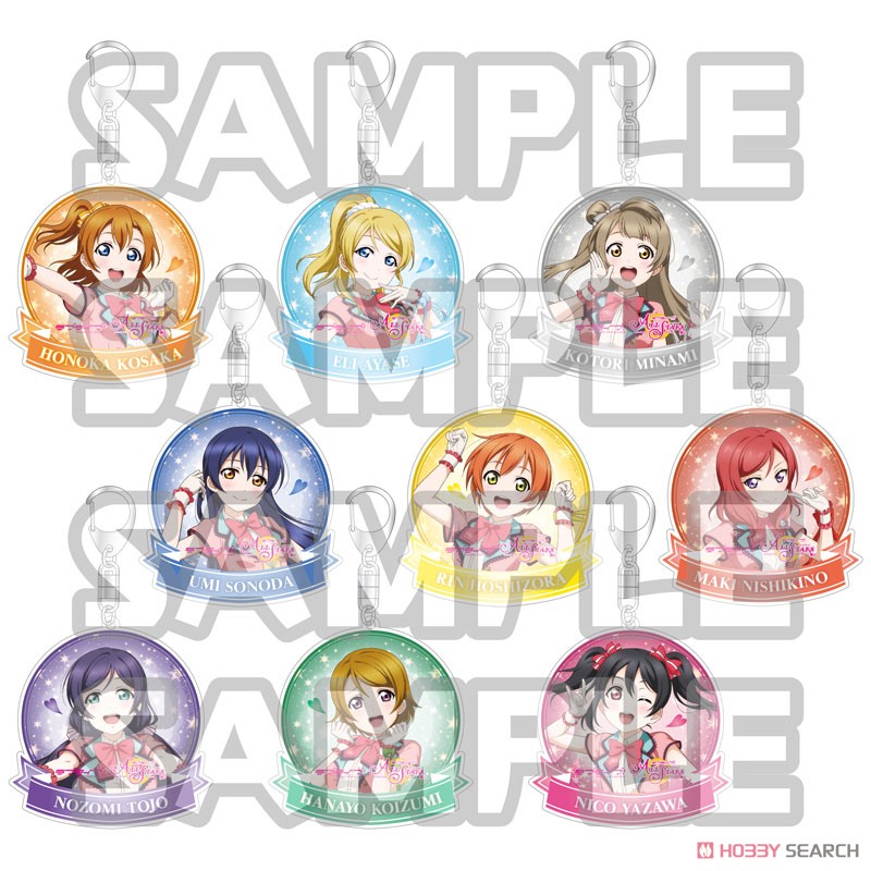 Love Live! School Idol Festival All Stars Acrylic Trading Key Ring muse (Set of 9) (Anime Toy) Item picture1