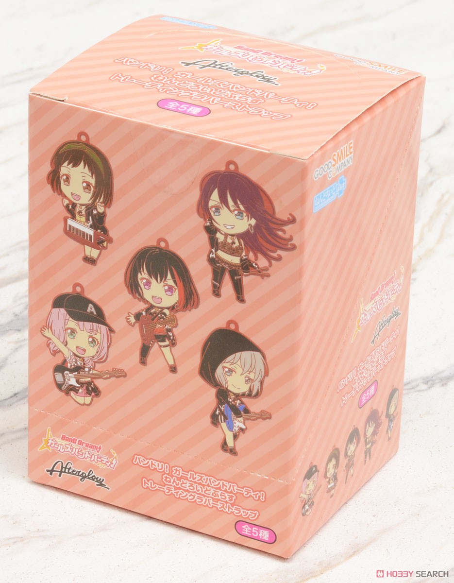 BanG Dream! Girls Band Party! Nendoroid Plus Trading Rubber Strap Afterglow (Set of 5) (Anime Toy) Package1