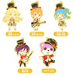 BanG Dream! Girls Band Party! Nendoroid Plus Trading Rubber Strap Hello, Happy World! (Set of 5) (Anime Toy)