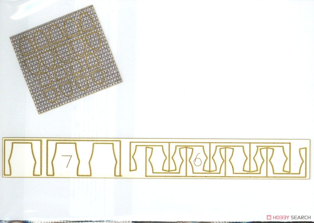 Interior Parts (Curtain & Observatory Seat Back) for Tomix Product `Twilight Express Mizukaze` (Model Train) Item picture1