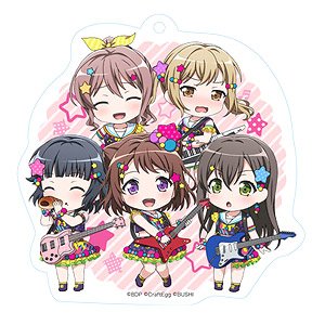 BanG Dream! ガールズバンドパーティ！ ねんどろいどぷらす ユニットアクリルキーチェーン Poppin`Party (キャラクターグッズ)