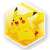 Pokemon Honeycomb Acrylic Magnet (Pikachu) (Anime Toy) Item picture1