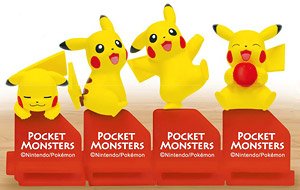 Pikachu Pacclips (Set of 12) (Anime Toy)