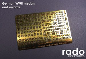 German WWII Medals and Awards (Plastic model)