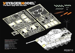 WWII German King Tiger (Hensehel Turret) Basic (for Acadmy 13229) (Plastic model)