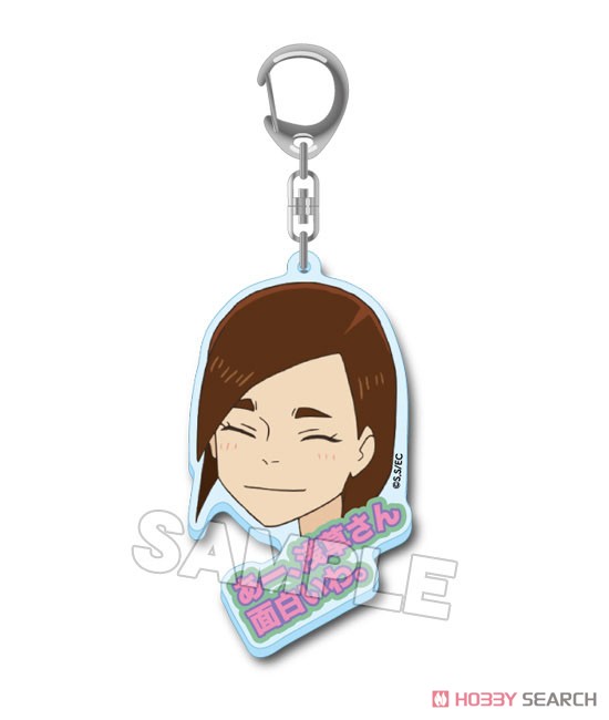 Keep Your Hands Off Eizouken! Acrylic Keychain with Famous Quote Facial Expression Up Tsubame Mizusaki (Anime Toy) Item picture1