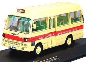 Mitsubishi Fuso Rosa 1984 Mini Bus Red 14-Seat (Diecast Car)