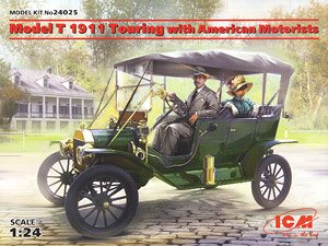 Model T 1911 Touring w/American Motorists (Plastic model)